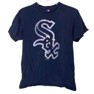 White Sox Baseball Black T-shirt Boys Size S